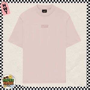 Titan Essentials Strike Logo Tee – Old Rose (Small)